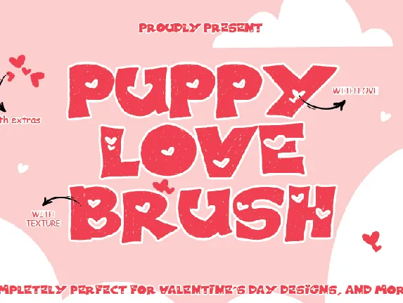 PUPPY LOVE BRUSH font