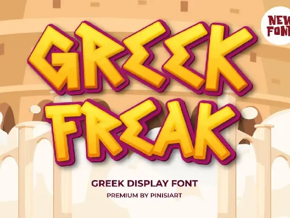 Greek-Freak font