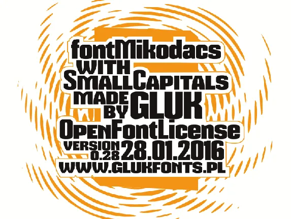 Mikodacs font