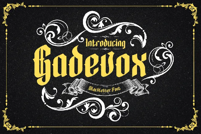 Gadevox font