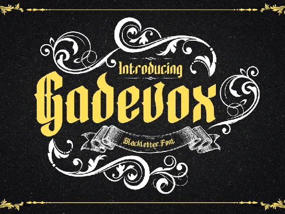 Gadevox font