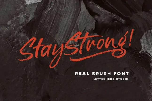 Stay Strong font