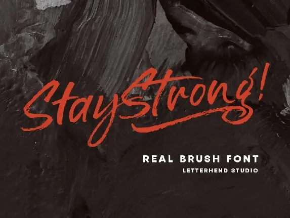 Stay Strong font