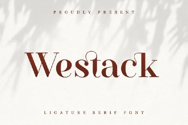 Westack font