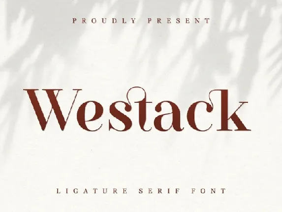 Westack font