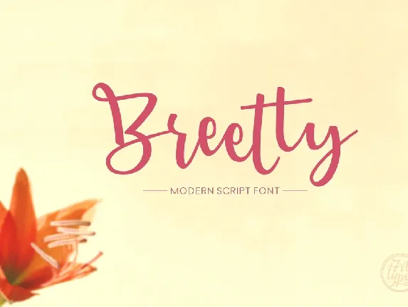 Breetty font