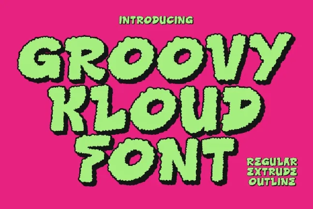 Groovy Kloud font