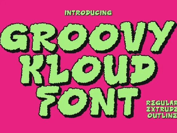 Groovy Kloud font