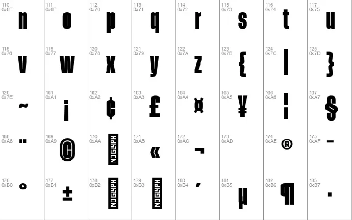 Brecksville font