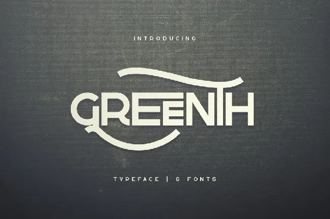 Greenth font