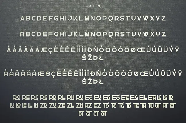 Greenth font