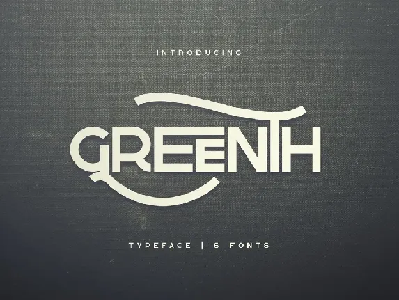 Greenth font