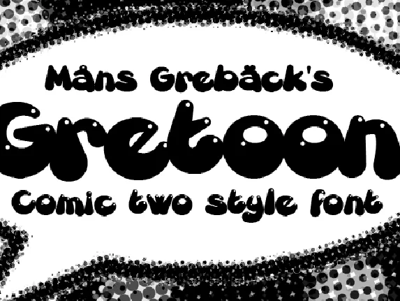 Gretoon font