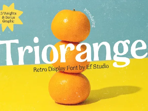 Triorange - Personal Use font