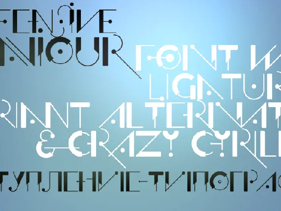 Offfensive Behaviour font