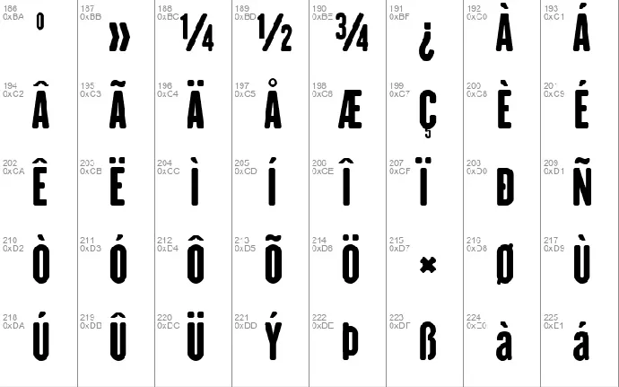 H.H. Samuel font