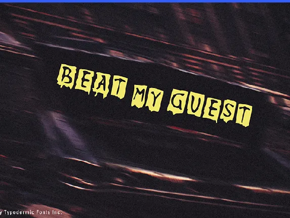 Beat My Guest font