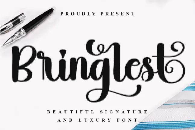 Bringlest font