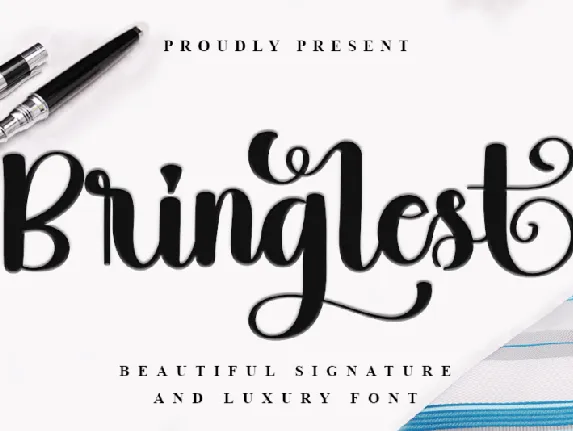 Bringlest font