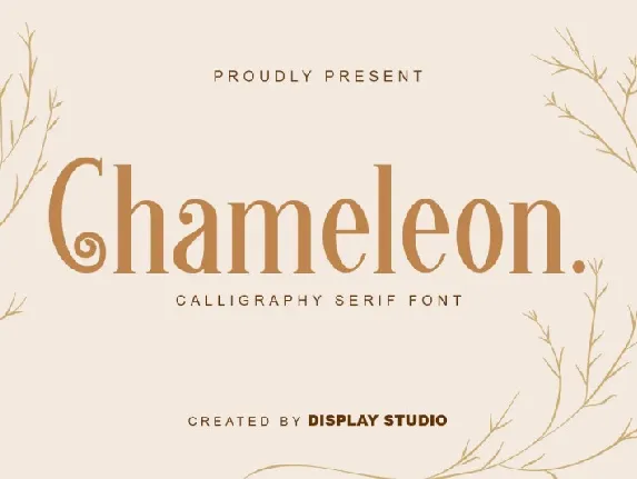 Chameleon font