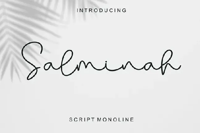 Salminah font