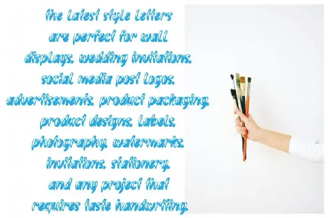 Blue love Display font