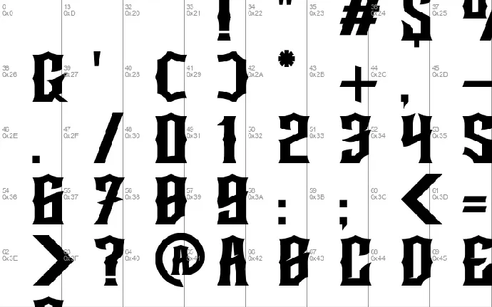 Degrief font