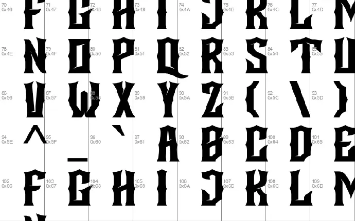 Degrief font