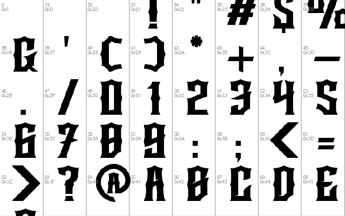 Degrief font