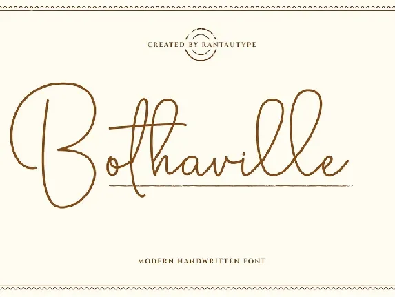 Bothaville font