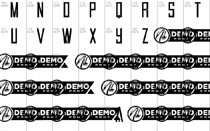 Tombaks Demo font