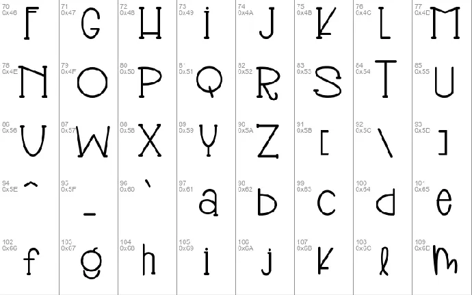 Humble Boy font