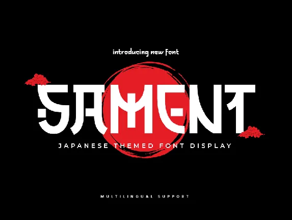 SAMENTtrial font