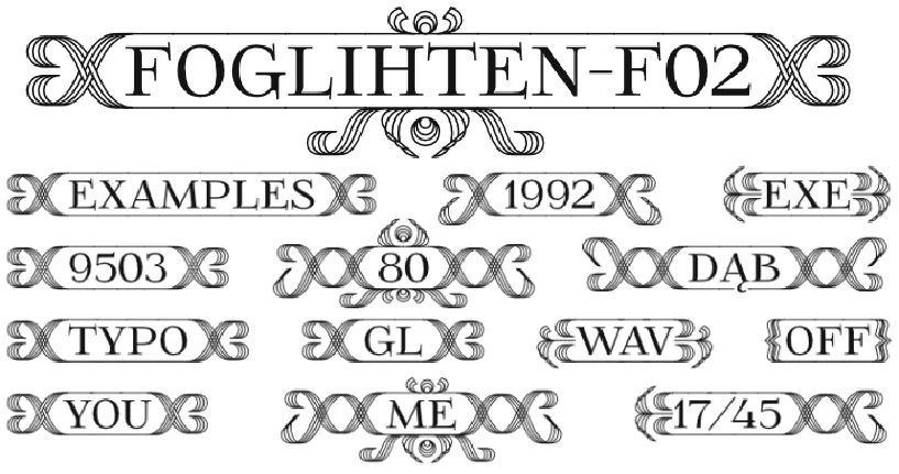 FoglihtenFr02 font