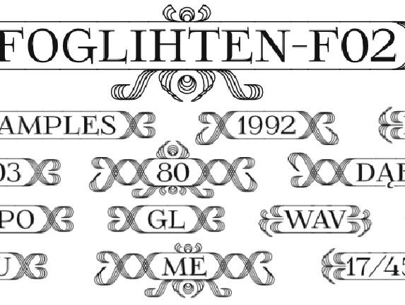 FoglihtenFr02 font