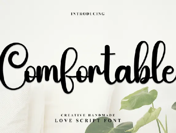 Comfortable font