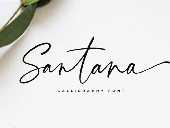 Santana font