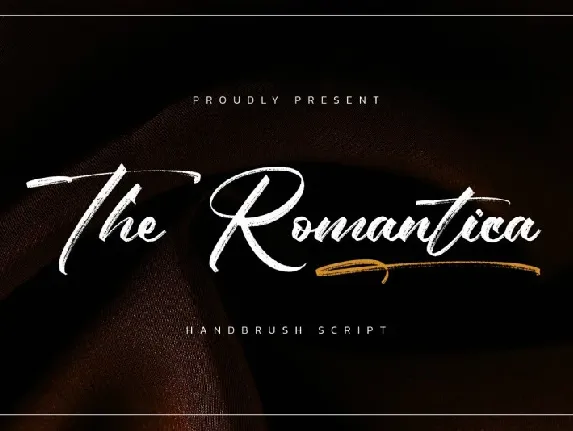 The Romantica font