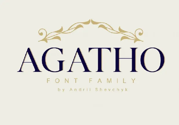 Agatho Family font