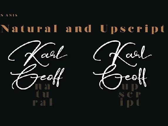 Karl Geoff Script Free Download font