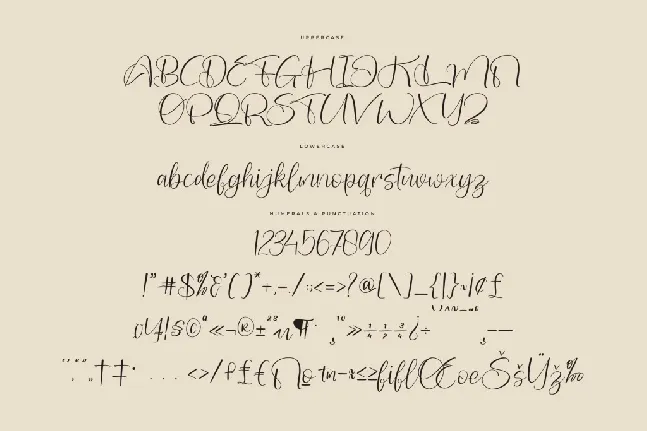 Brigatta Franky DEMO VERSION font