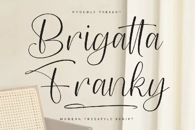 Brigatta Franky DEMO VERSION font