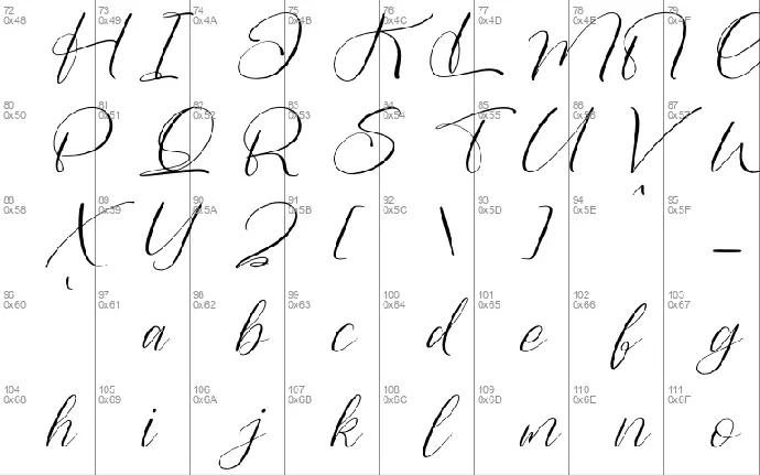 Brigatta Franky DEMO VERSION font