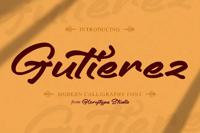 Gutierez font