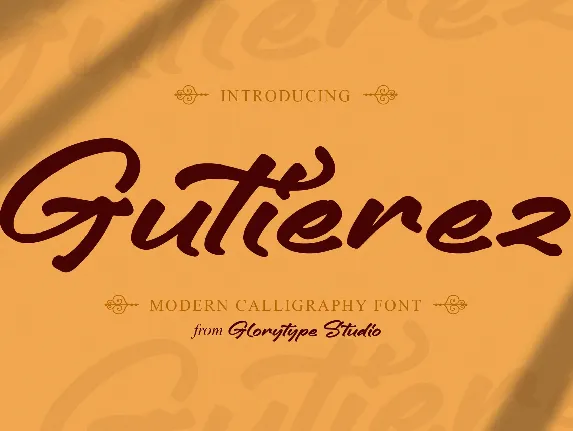 Gutierez font