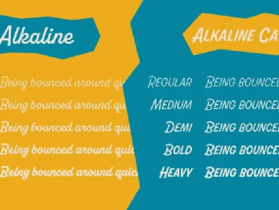 Alkaline Family font