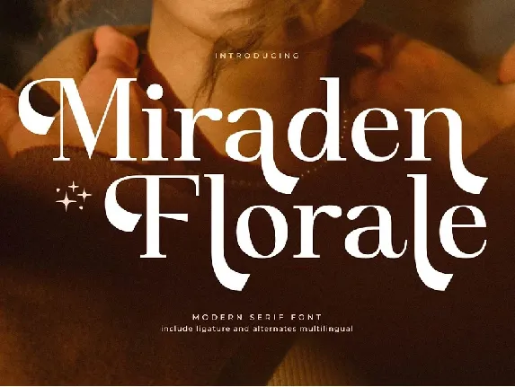 Miraden Florale font