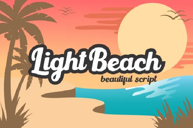 Light Beach font