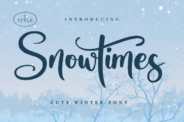 Snowtimes font