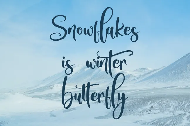 Snowtimes font